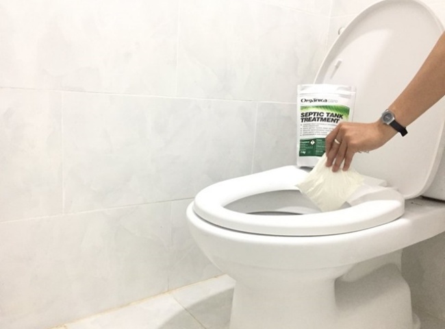 Xử lý hầm cầu bị đầy bằng men vi sinh