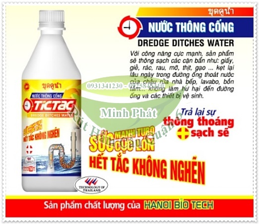 hóa chất thông bồn cầu