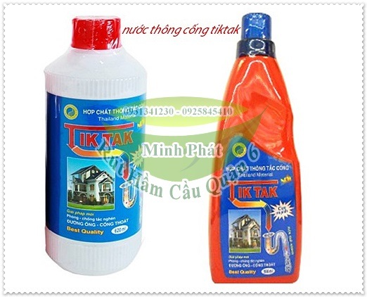 dung dịch thông bồn cầu